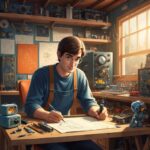 Discover the inspiring story of Steve Jobs, from curious kid to Apple co-founder. Learn how creativity, failure, and dreams shaped a tech icon.